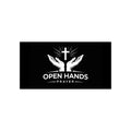 Open Hands Prayer Bumper Sticker — Faith & Inspirational Car Decal